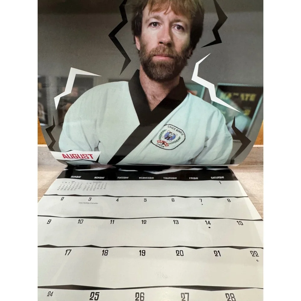 Chuck Norris 2015 16-Month‎ Wall Calendar Trends International Collectible Meme